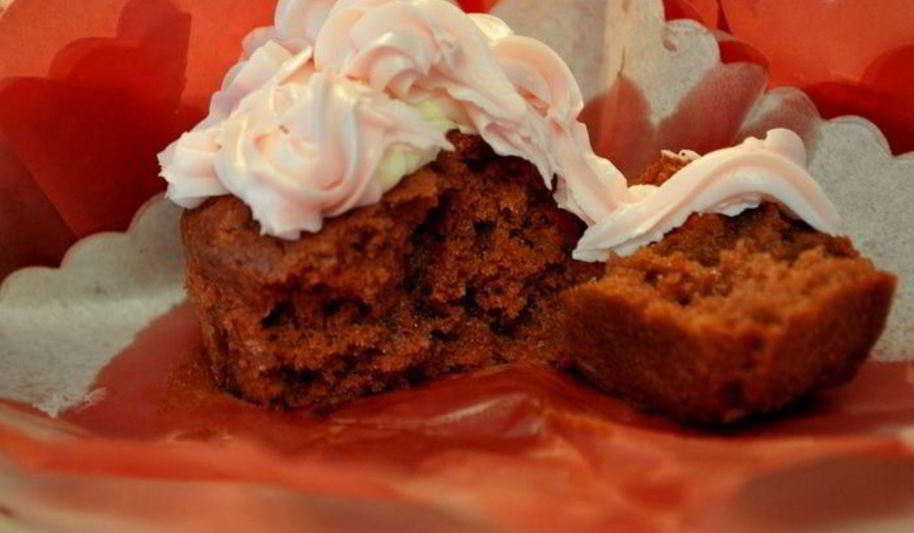 Рецепт красных бархатных капкейков