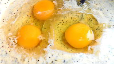 маково-цитрусовые кексы бабочки прилетели