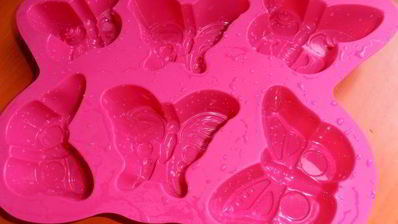 маково-цитрусовые кексы бабочки прилетели