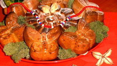 маково-цитрусовые кексы бабочки прилетели