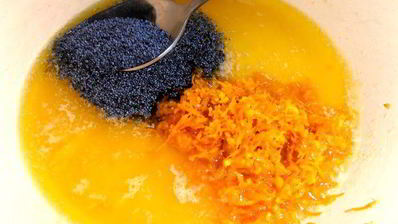 маково-цитрусовые кексы бабочки прилетели