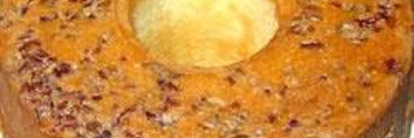 Ореховый кекс-бисквит на сметане