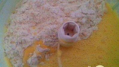 овсяный кекс с вишней