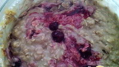 овсяный кекс с вишней