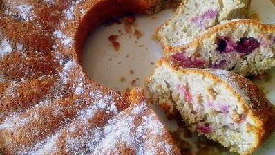 овсяный кекс с вишней