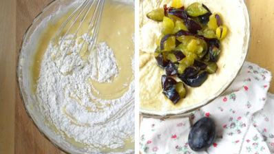 овсяный кекс со сливами