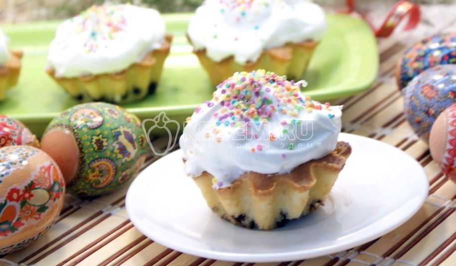 Рецепт пасхальных кексиков неженки