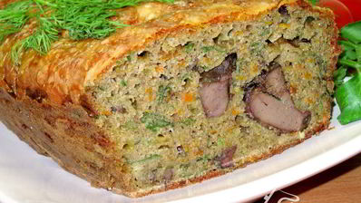печеночный кекс с петрушкой на ржаной муке
