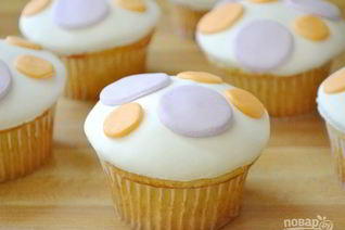 Сахарная мастика для капкейков