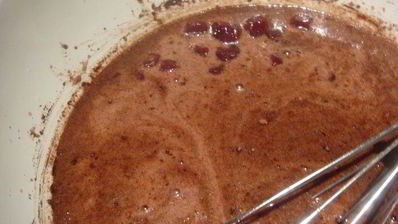 шоколадно-вишневый кекс