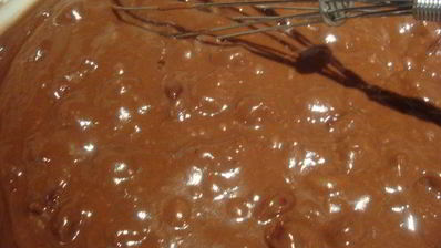 шоколадно-вишневый кекс