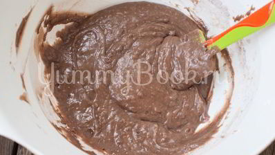 шоколадный кекс с грушами