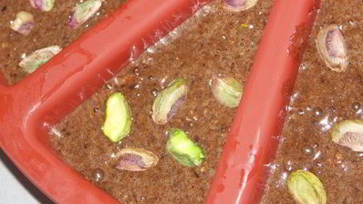 шоколадные кексы с фисташками