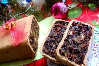 Шотландский новогодний кекс