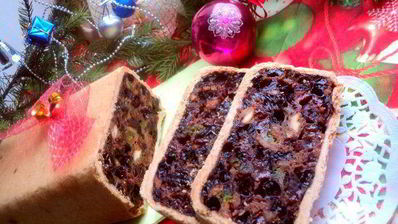 шотландский новогодний кекс