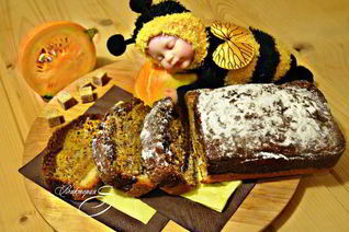 Трехцветный кекс с тыквой Сладкие сны