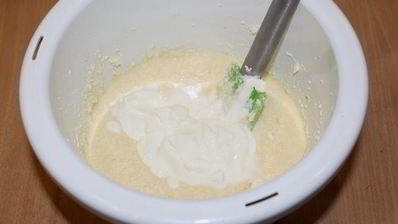 творожный кекс с виноградом