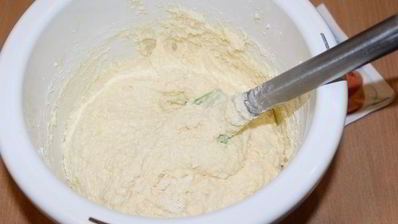 творожный кекс с виноградом