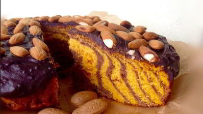 тыквенно-шоколадный кекс с ароматом рождества