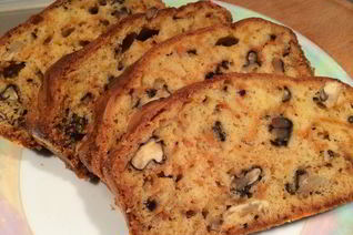 Тыквенный кекс с грецкими орехами