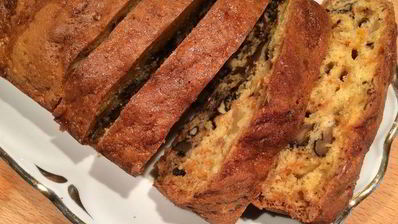 тыквенный кекс с грецкими орехами