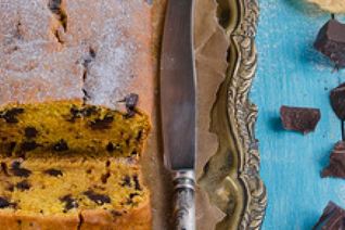 Тыквенный кекс с шоколадом