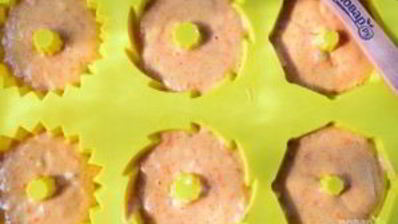 тыквенные кексы с лимонным кремом