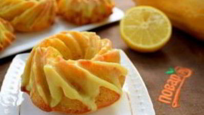 тыквенные кексы с лимонным кремом