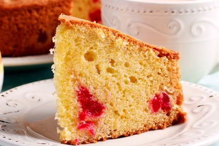 Вишневый кекс на молоке