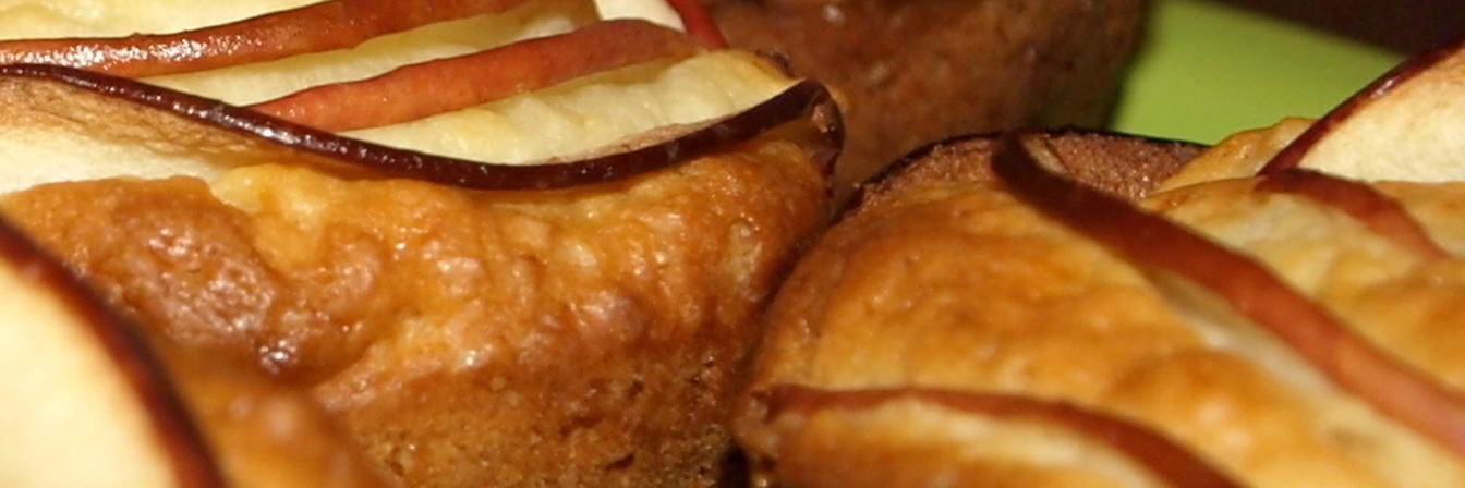 Яблочно-йогуртовые кексы