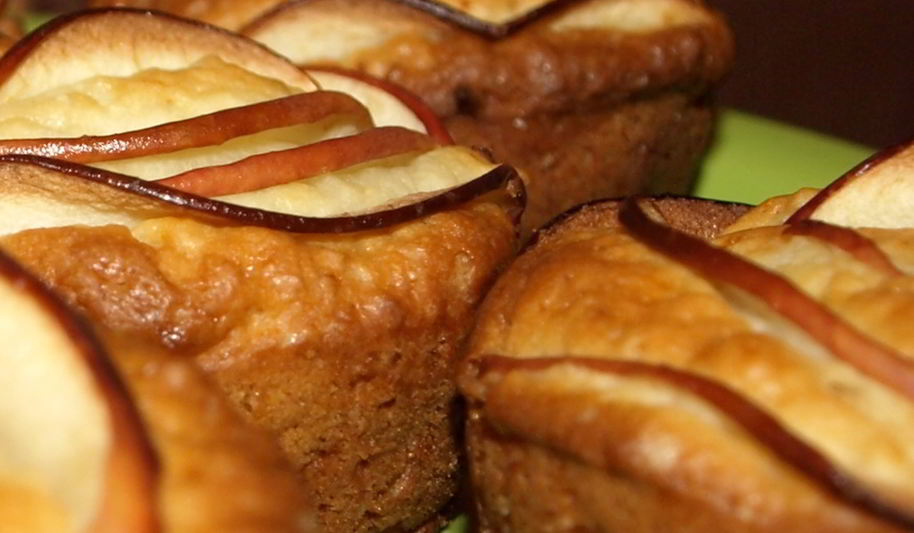 Рецепт яблочно-йогуртовых кексы