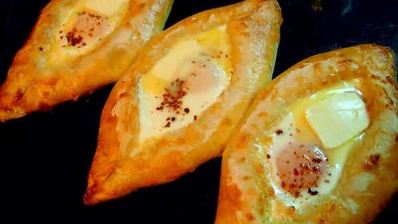 аджарские хачапури лодочка