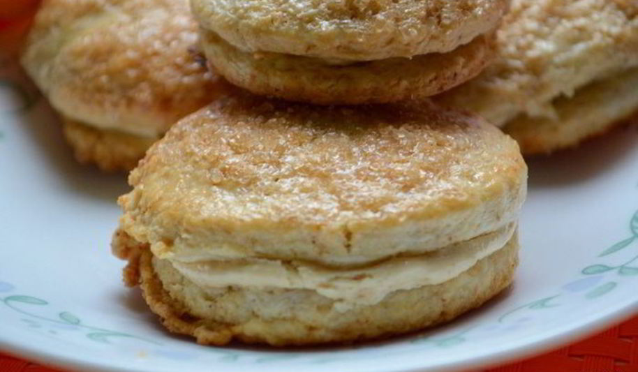 Рецепт апельсиновых сконов с начинкой