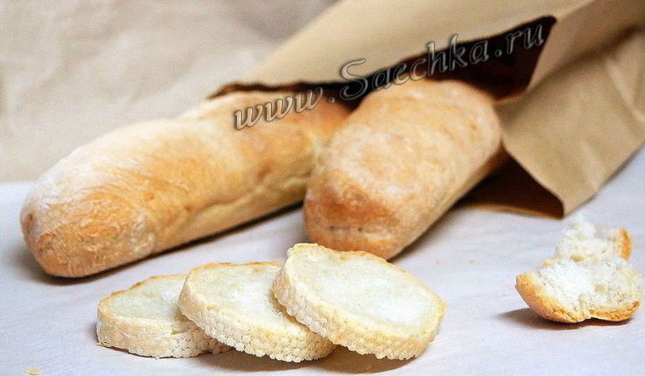 Рецепт багета на холодной опаре