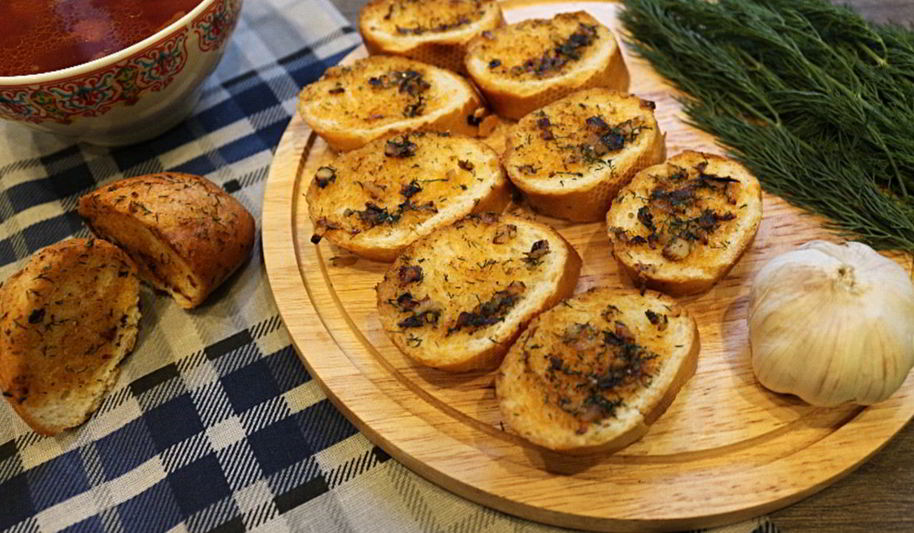 Рецепт багета с начинкой