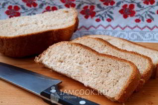 Белый хлеб с отрубями в хлебопечке