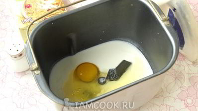 белый хлеб с отрубями в хлебопечке