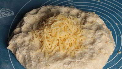 горчичный хлеб на твороге с сыром