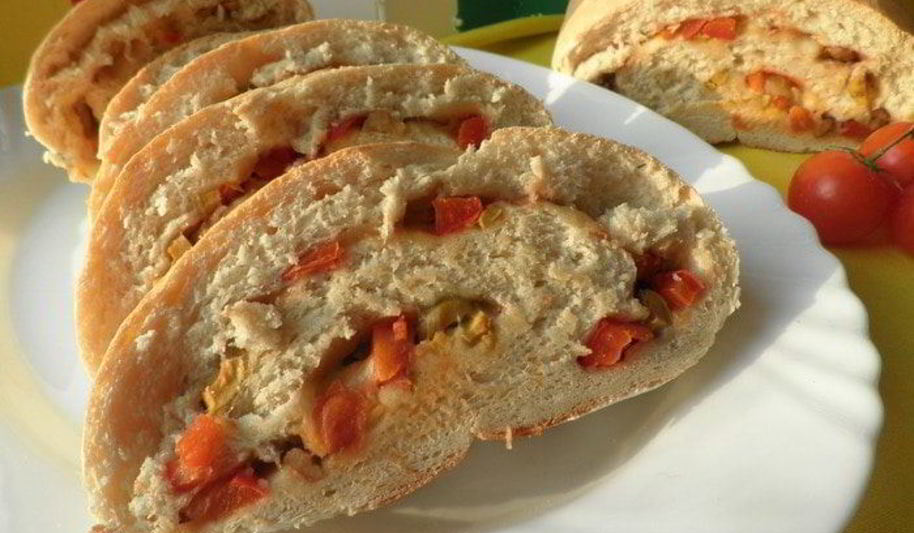 Рецепт итальянского хлеба с моцареллой