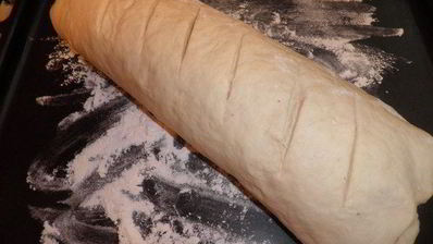 итальянский хлеб с моцареллой