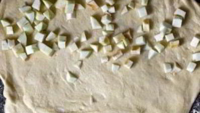 хала с яблоками и медом