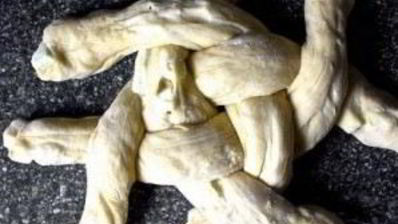 хала с яблоками и медом