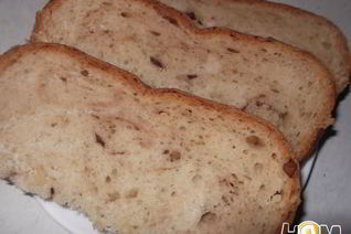 Хлеб с шоколадом и кедровым орехом