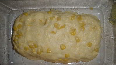 кукурузный хлеб с зернами