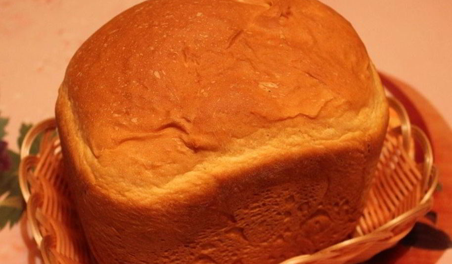 Рецепт молочного хлеба в хлебопечке