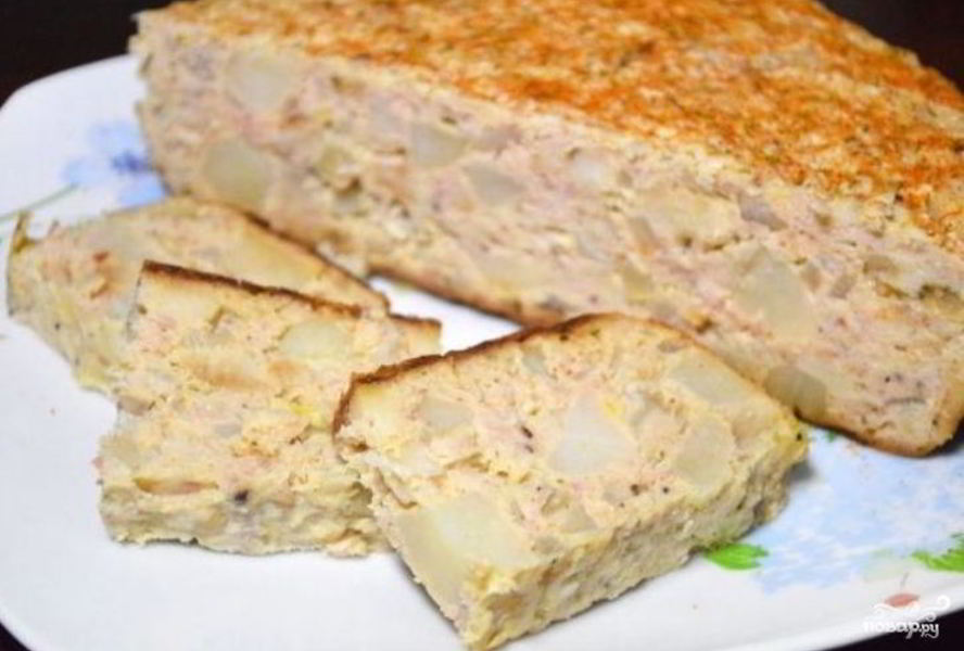 Мясной хлеб в мультиварке