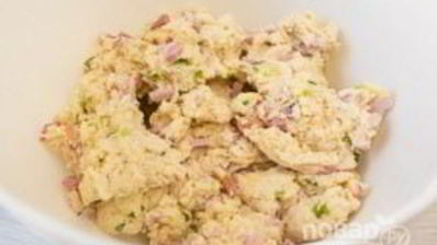 сконы с колбасой и сыром