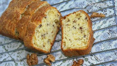 сырно-ореховый хлеб с горчицей