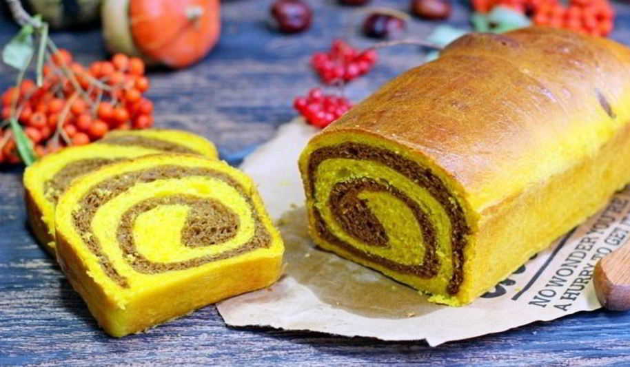 Рецепт тыквенно-шоколадного хлеб