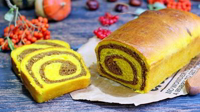 тыквенно-шоколадный хлеб